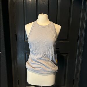 Stateside Gray Fitted Ribbed Tank Top